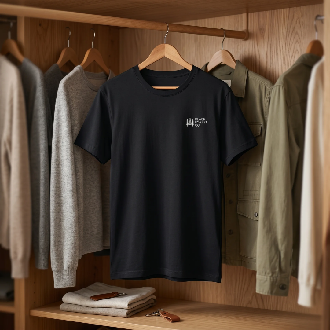 Black Forest Essentials Tee – Nachhaltiges T-Shirt aus Bio-Baumwolle