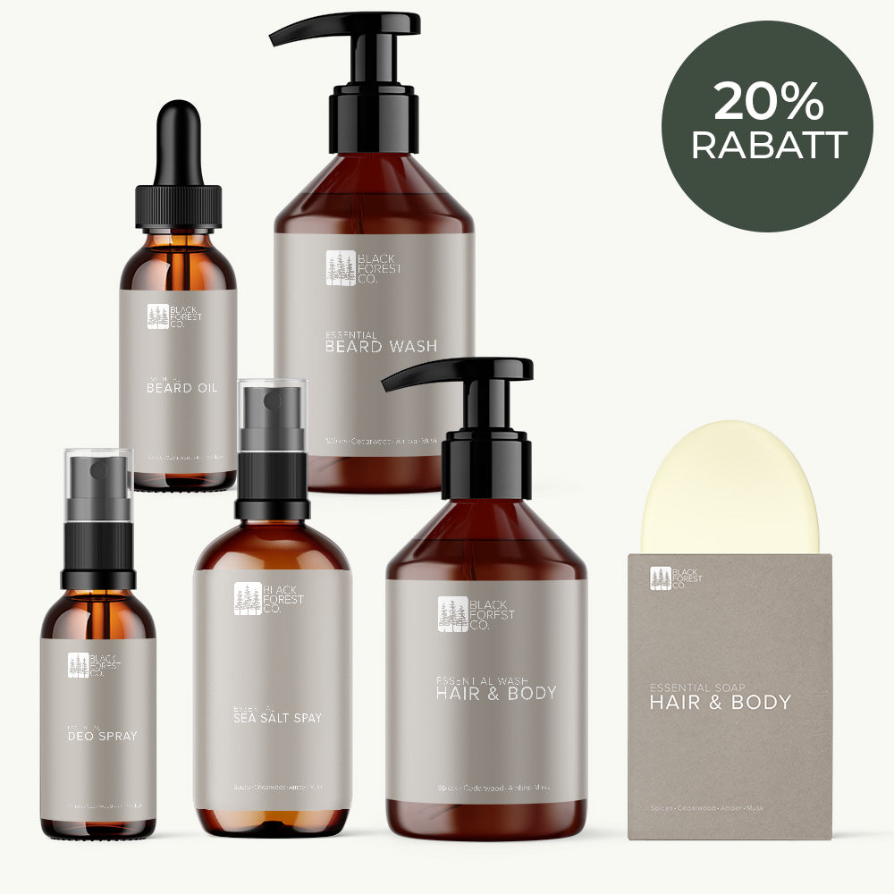 Black Forest Set – Premium Komplettpflege für Bart, Haut & Haar von Black Forest Co.