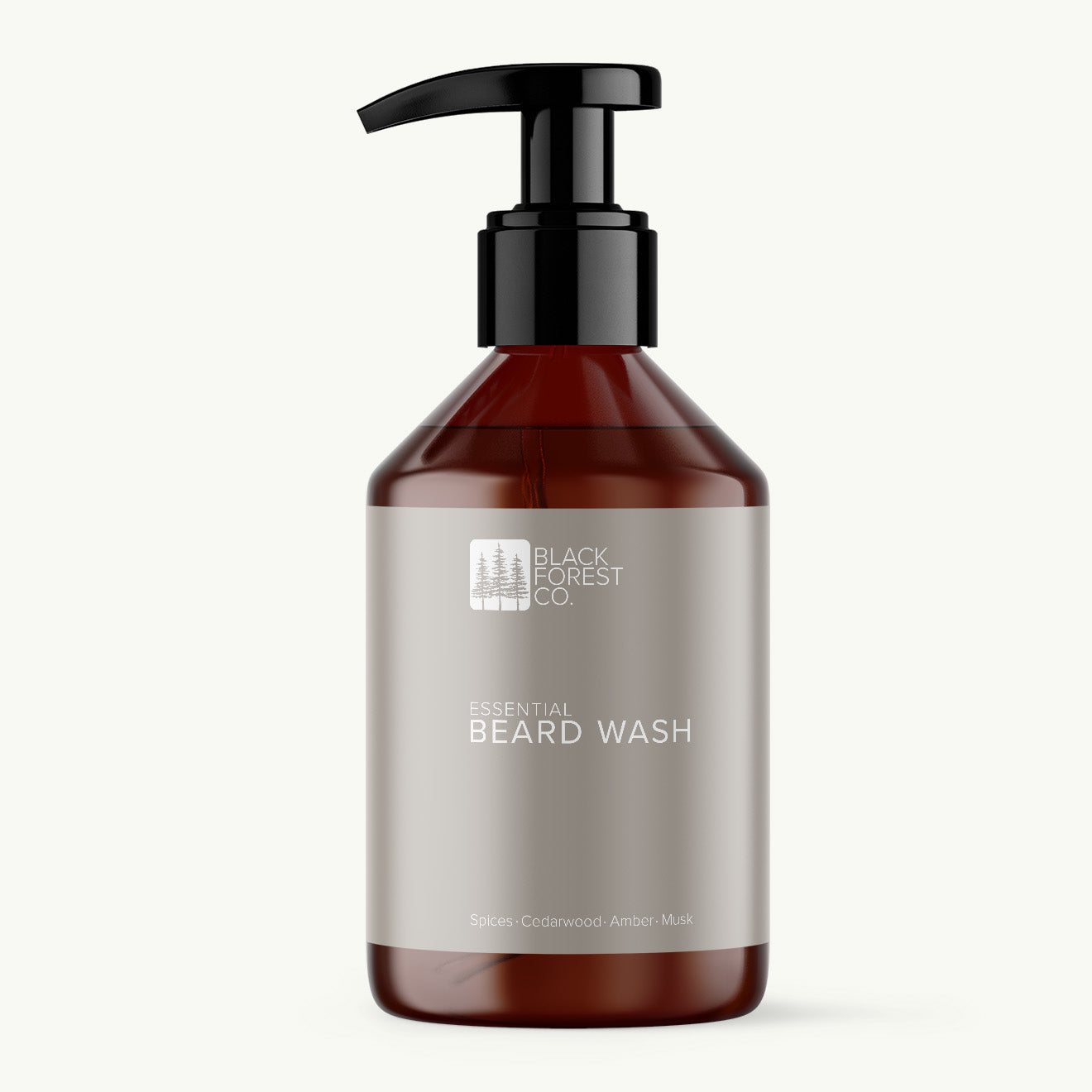 Essential Beard Wash – natürliches Premium Bartshampoo mit Mandelöl & Provitamin B5 von Black Forest Co.