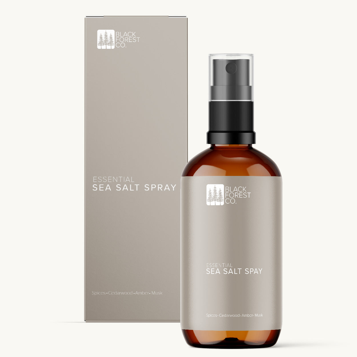 Essential Sea Salt Spray – natürliches Styling Spray mit Meersalz für Volumen & Textur von Black Forest Co.