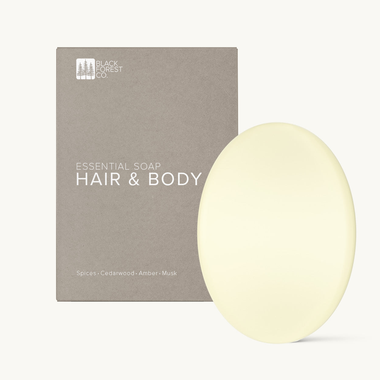 Essential Soap Bar – vegane Premium Kernseife mit Sheabutter & Jojoba für sanfte Reinigung von Black Forest Co.